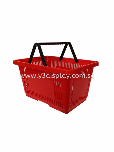 80111-SHOPPING BASKET L-RED Shopping Basket Singapore Supplier, Distributor, Supply, Supplies | Y3 Display and Storage Pte Ltd