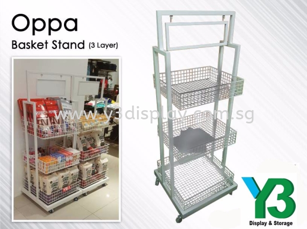 230262-OPPA 3L BASKET STAND Oppa Rack Singapore Supplier, Distributor, Supply, Supplies | Y3 Display and Storage Pte Ltd