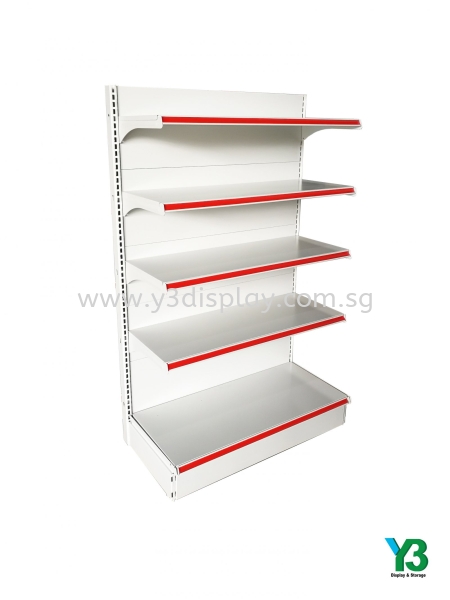 Wall Gondola-All Back Plate Gondola Display Racking Singapore Supplier, Distributor, Supply, Supplies | Y3 Display and Storage Pte Ltd