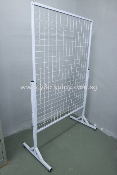 20191+20152 3'x4'Netting and Net T-Support-1Pair Wire Mesh Display Display Racking Singapore Supplier, Distributor, Supply, Supplies | Y3 Display and Storage Pte Ltd