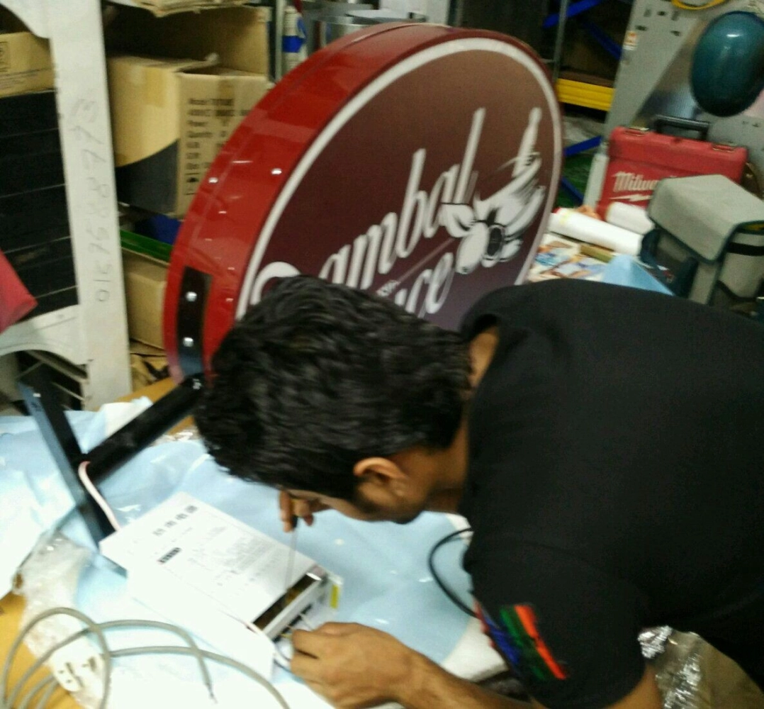 Signboard Jb /Projected Sign With Lighting For Bothside Use Latest Led ...