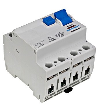 Residual current circuit breaker, 40A, 4-pole,30mA, type A 