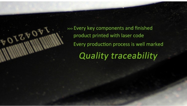 GM MINIS QUALITY TRACE-ABILITY EVERY KEY COMPONENTS AND FINISHED PRODUCT PRINTED WITH LASER CODE