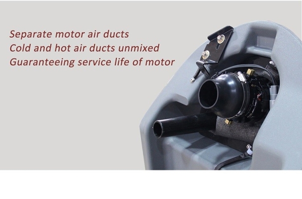 GM 50B SEPERATE MOTOR AIR DUCTS COLD AND HOT AIR DUCTS UNMIXED GUARANTEEING SERVICE LIFE OF MOTOR