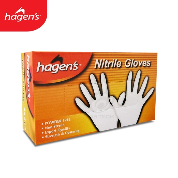  Hagen's Nitrile Blue Glove