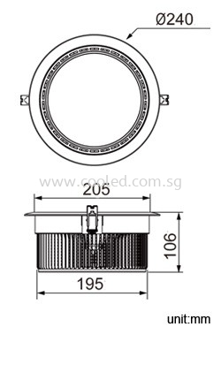 high powered downlights for high ceiling