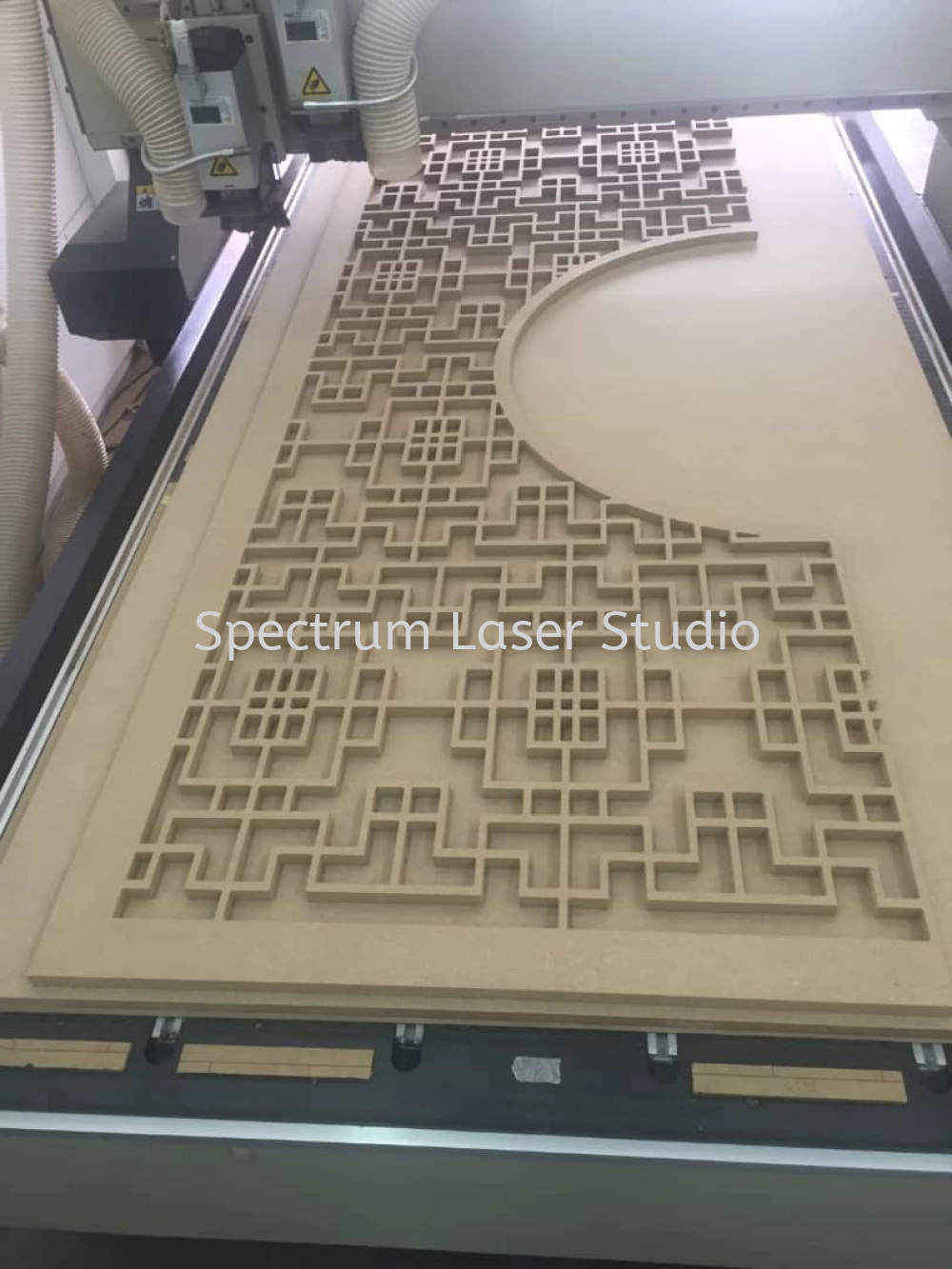 Motif Panel Router Cut