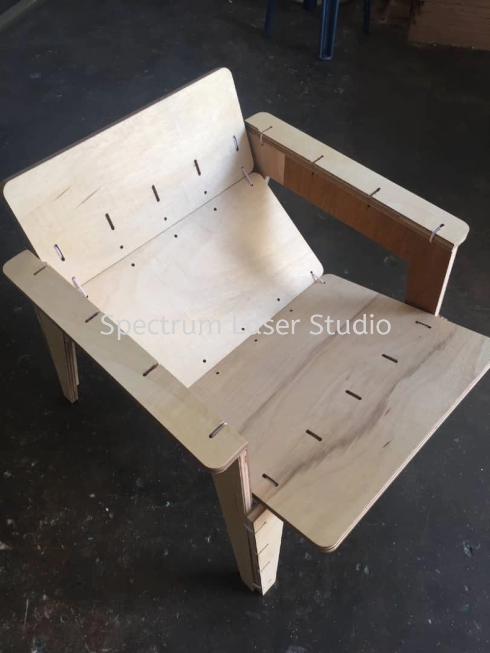 Wooden Chair Router Cut