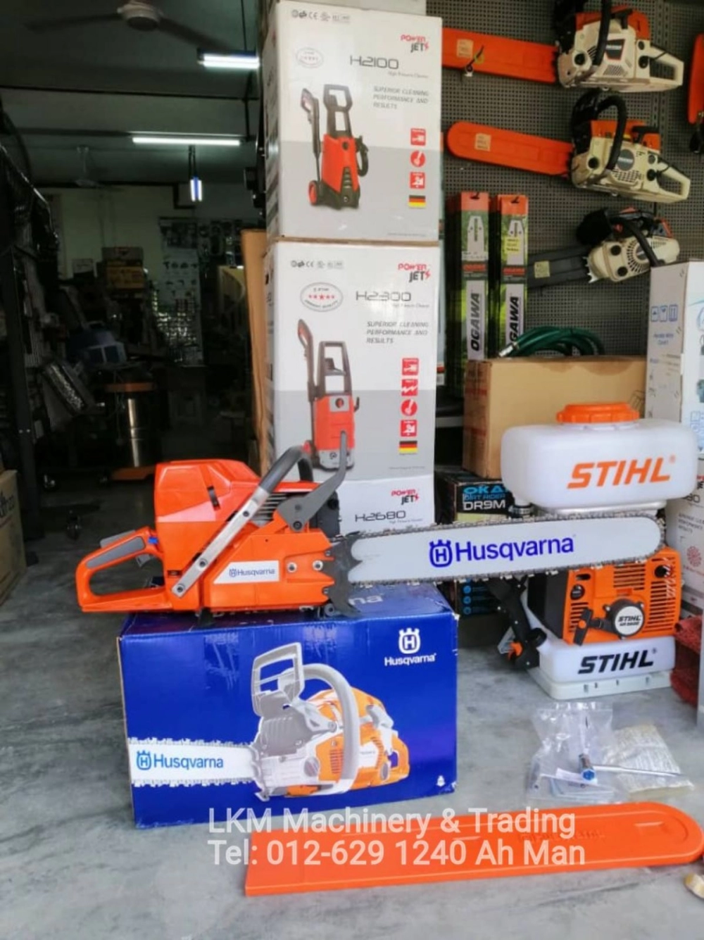 Husqvarna 353 20' chain saw 