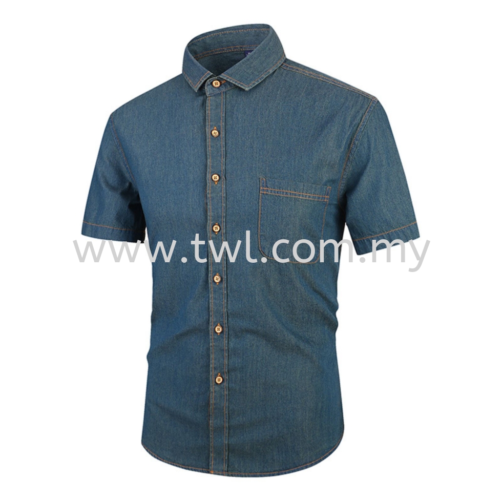 F1-030 Denim Short Sleeve Uiform