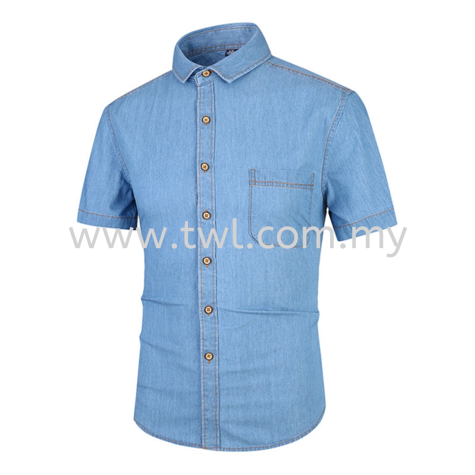 F1-030 Denim Short Sleeve Uiform