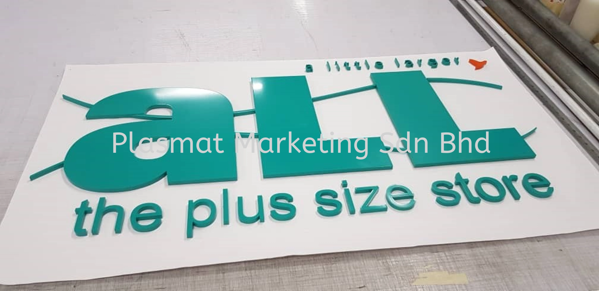 Acrylic Laser Cut Lettering Indoor Signage