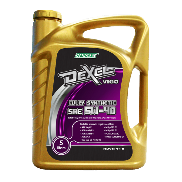 Hardex Dexel Vigo SAE 5W-40 5L