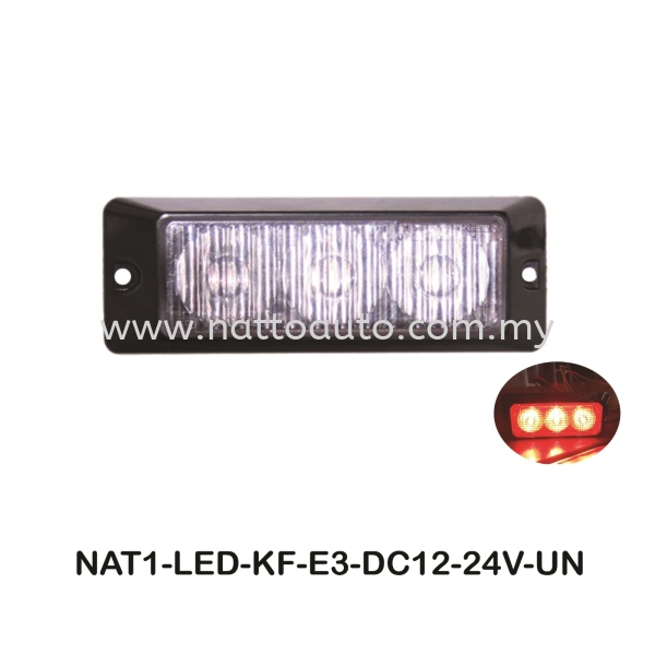 LED LIGHT KF-E3 DC12-24V,3W-LED(RED)