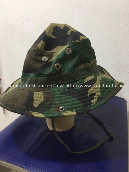 Camouflage Hat (Side View)