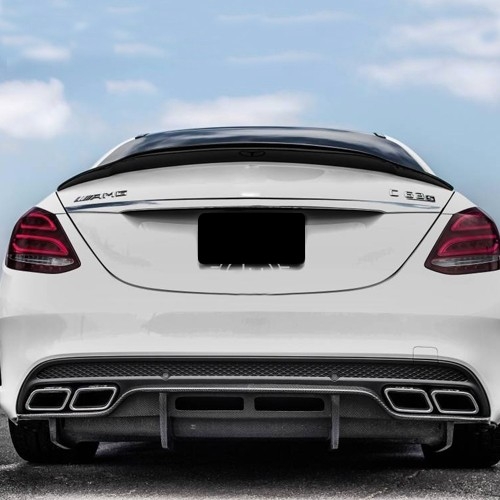 Mercedes benz W205 C63 Rear Bumper PSM Design Diffuser 