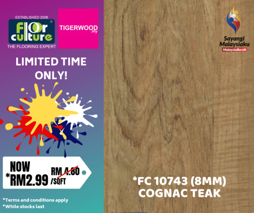 FC 10743 (8MM) COGNAG TEAK