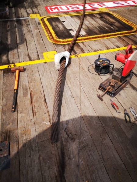 Cable Socketing on Board Ships 