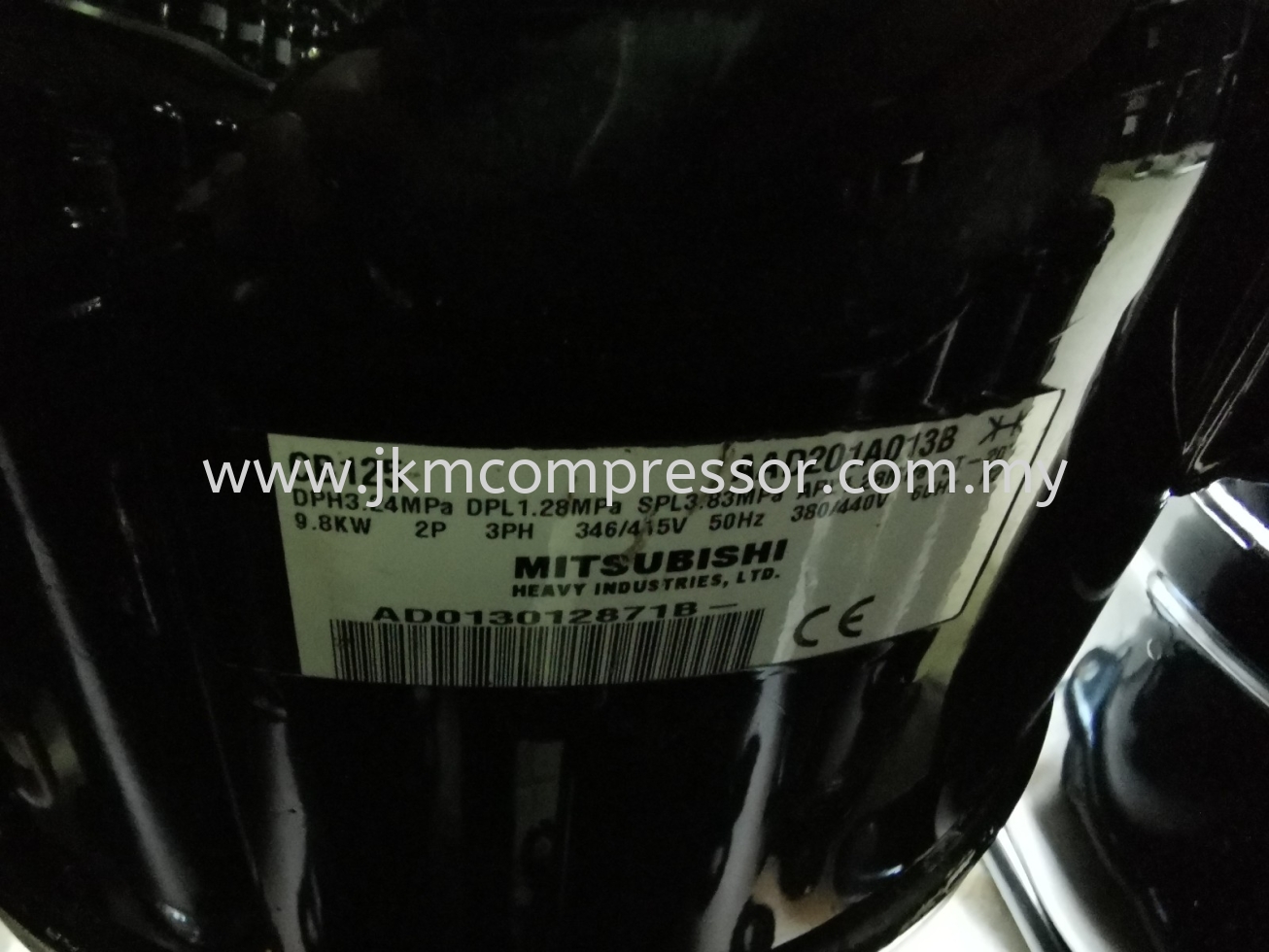 MITSUBISHI HEAVY INDUSTRIES CB SERIES HERMETIC RECIPROCATING REFRIGERATION COMPRESSOR