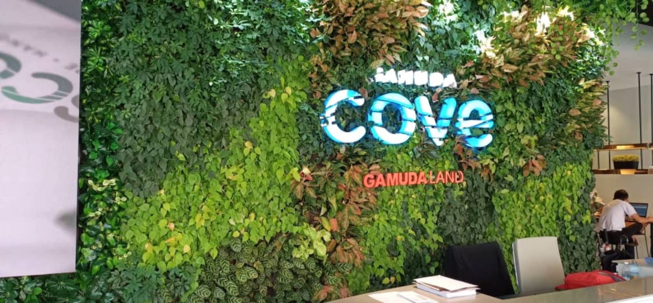 vertical garden gamuda cove