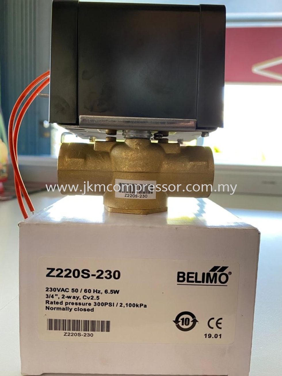 Z220S-230 - BELIMO Z220S-230 MOTORISED VALVE ; INCLUDED ACTUATOR AND 20MM VALVE