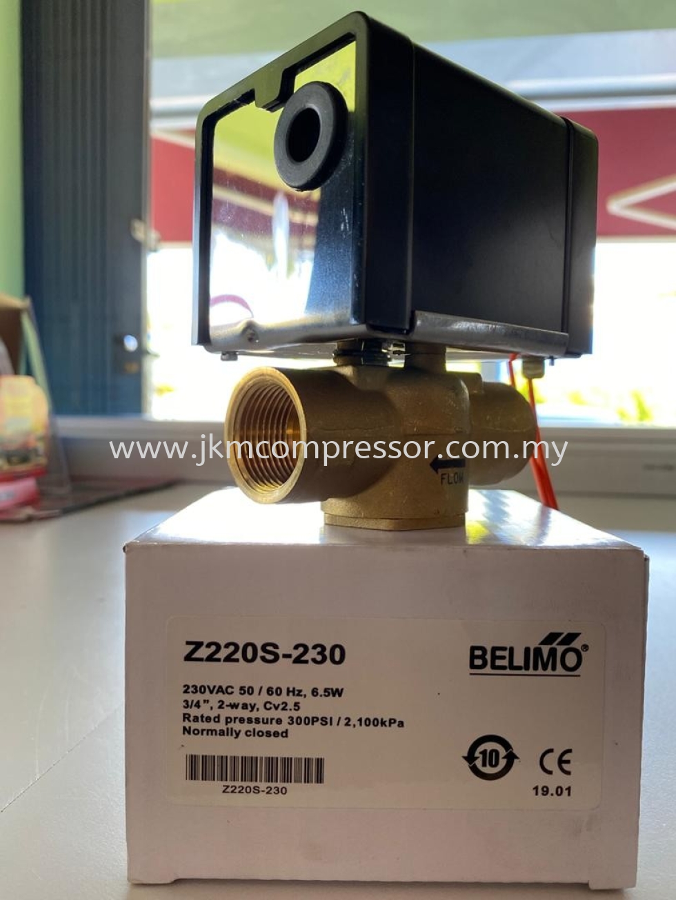 Z220S-230 - BELIMO Z220S-230 MOTORISED VALVE ; INCLUDED ACTUATOR AND 20MM VALVE