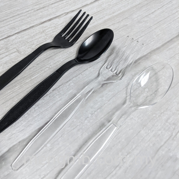 Plastic Forks and Spoon Set