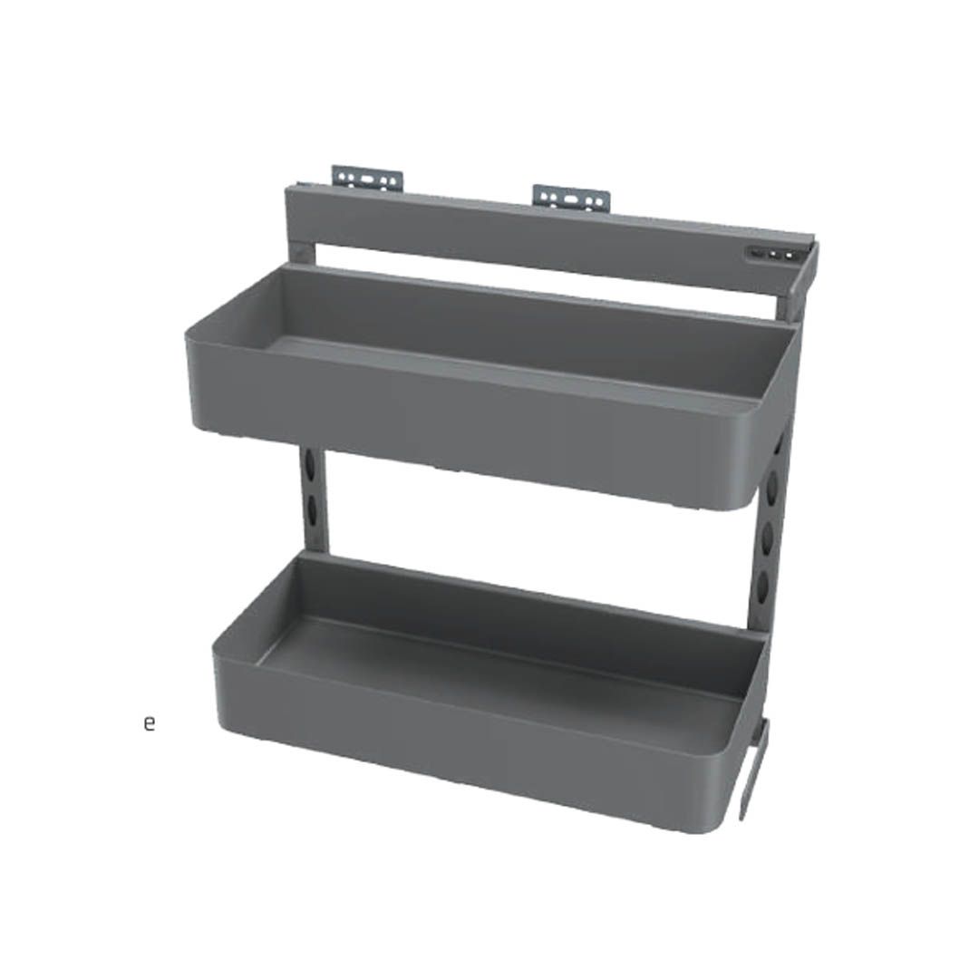 2-Tier Multipurpose Pull-Out Unit #BBP-RV64SL-200-AT