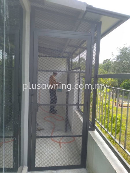 Grill Door with Diamond Net @Villa Astana, Kajang, Selangor 