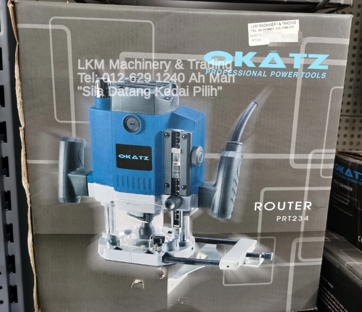 Okatz 1/4", 5/16", 1/2" Electric Router 1850W PRT234