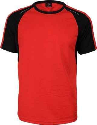 Roundneck Microfiber T-shirt Short Sleeve / Sport Roundneck T-shirt With Reflector / Adult & Kids 1806 