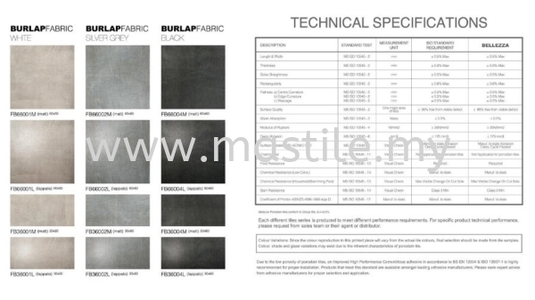 Black Burlap Fabric Techinical Specification