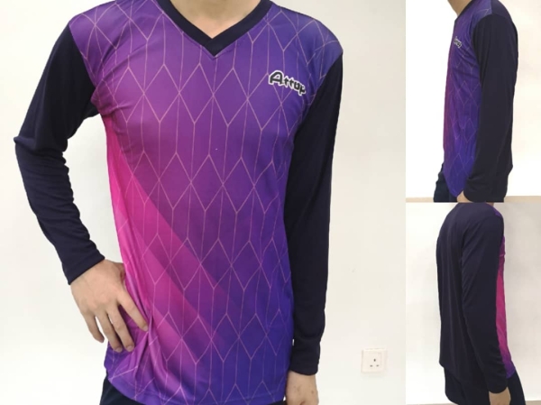 ATTOP LONG SLEEVE JERSEY AJC1953 PURPLE