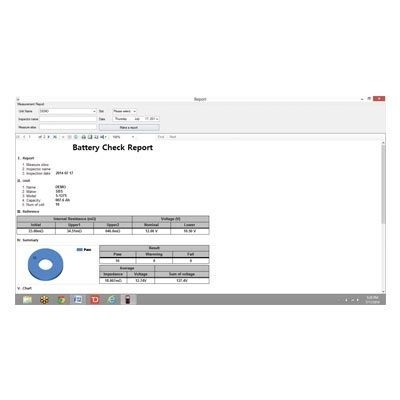 SBS-6500 DIGITAL BATTERY IMPEDANCE TESTER