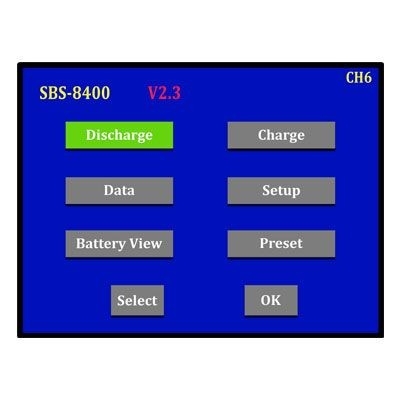 SBS-8400 BATTERY CAPACITY TESTER