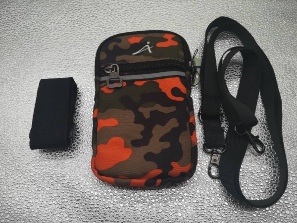 ATTOP PHONE BAG AB400 KHAKI/ORANGE