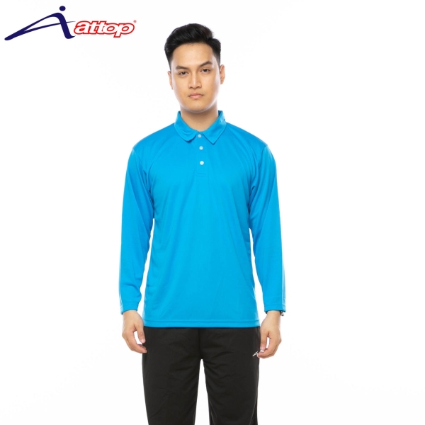 ATTOP COLLAR LONG SLEEVE ALS600A TURQUOISE