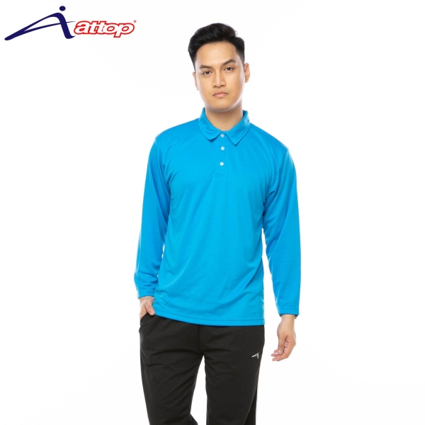 ATTOP COLLAR LONG SLEEVE ALS600A TURQUOISE