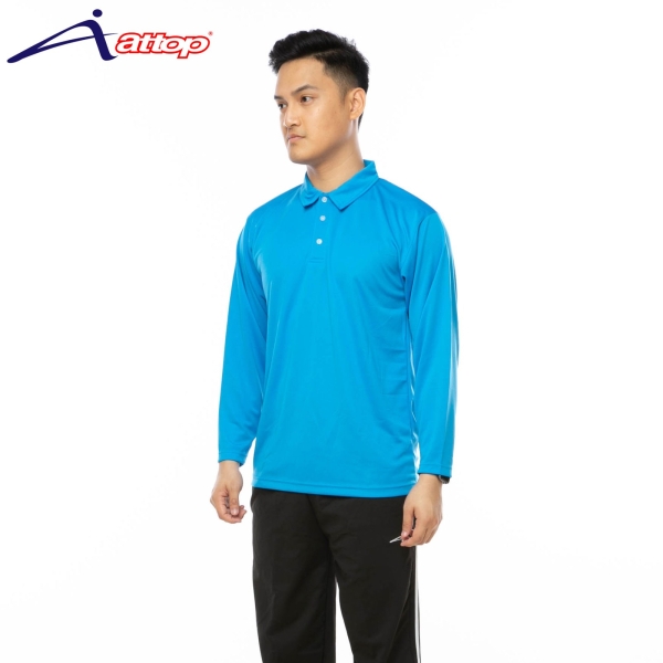 ATTOP COLLAR LONG SLEEVE ALS600A TURQUOISE