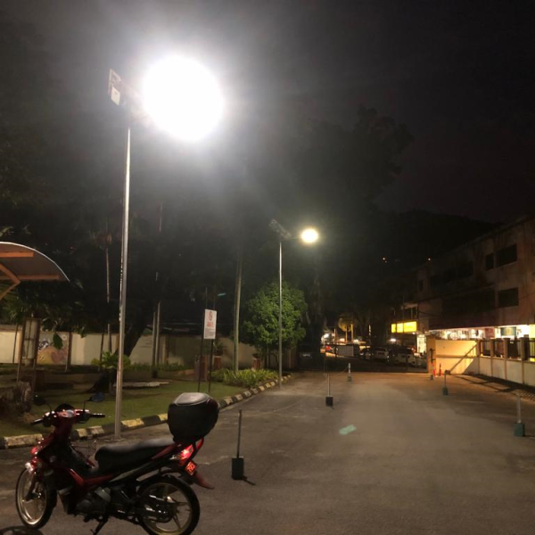 Solar Street Light at car park