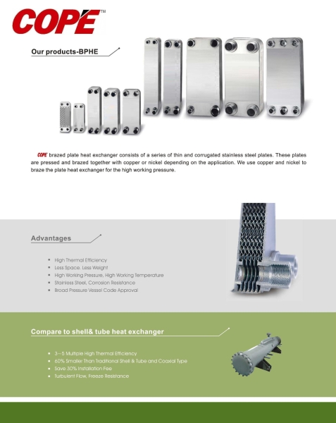 COPE HEAT EXCHANGER