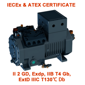 atex explosion proof semi hermetic compressor