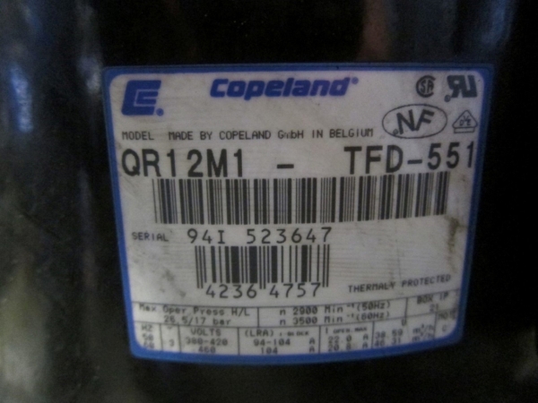 QR12 COPELAND QR RECIPROCATING COMPRESSOR MOTOR PARTS AND COMPONENTS