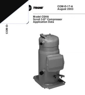 TRANE CSHA SCROLL COMPRESSOR MOTOR PARTS AND ACCESSORIES