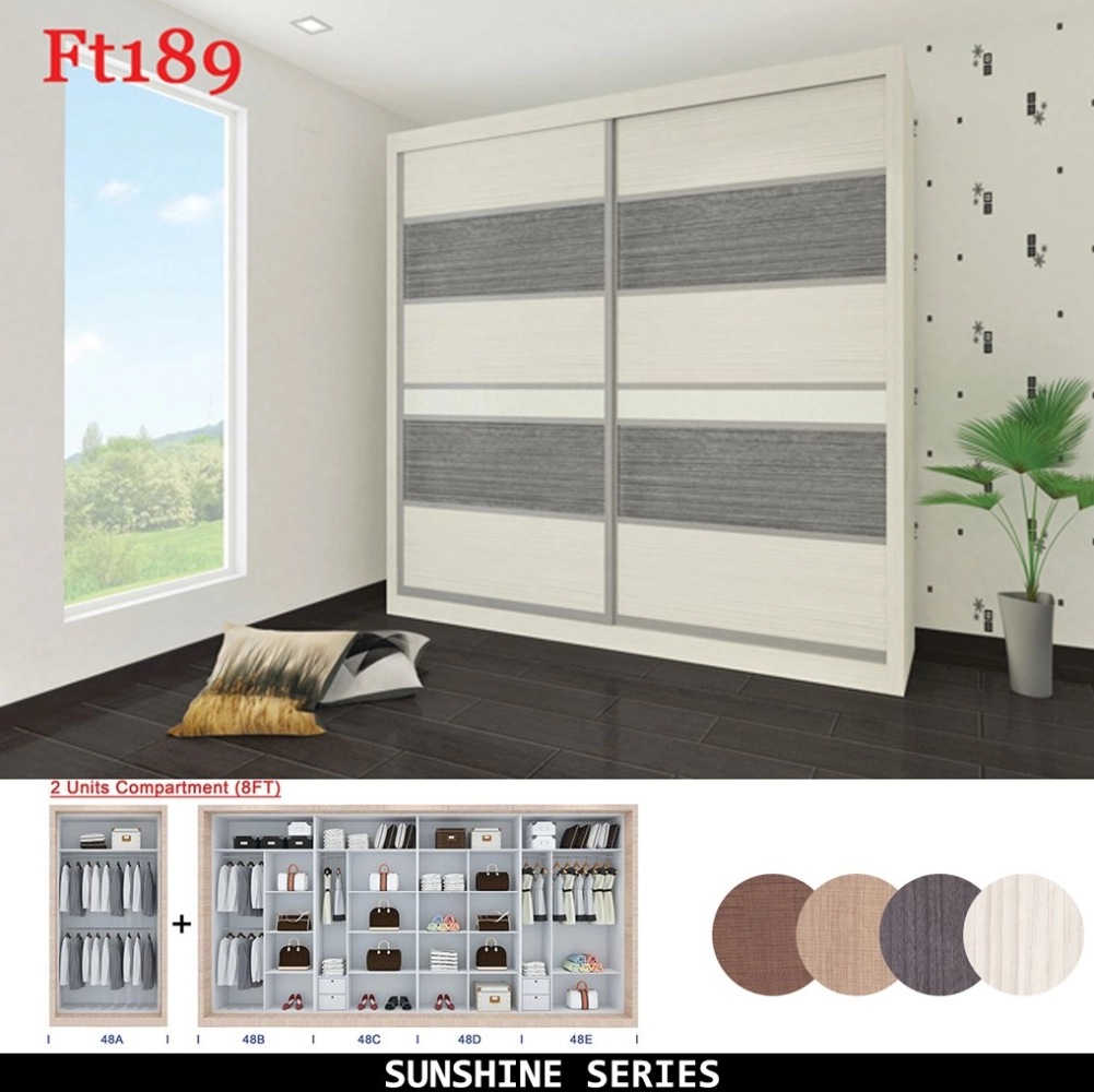 Bedroom set wardrobe door design