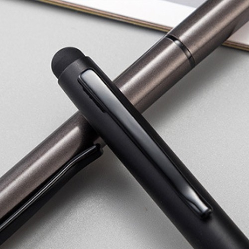 Metal Ball Pen with Stylus - P 107
