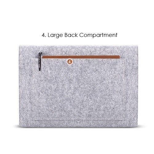 15.6" Premium Felt Laptop Macbook Sleeve - ECO 141