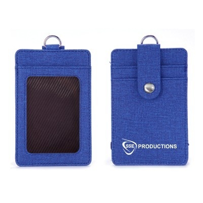 Korea Fabric ID Holder with Snap Closure - ID 108