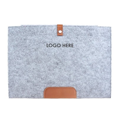 13'' Premium Wool Felt Strap MacBook Sleeve - ECO 132