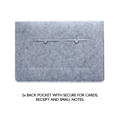 13'' Wool Felt iPad Pouch - ECO 103